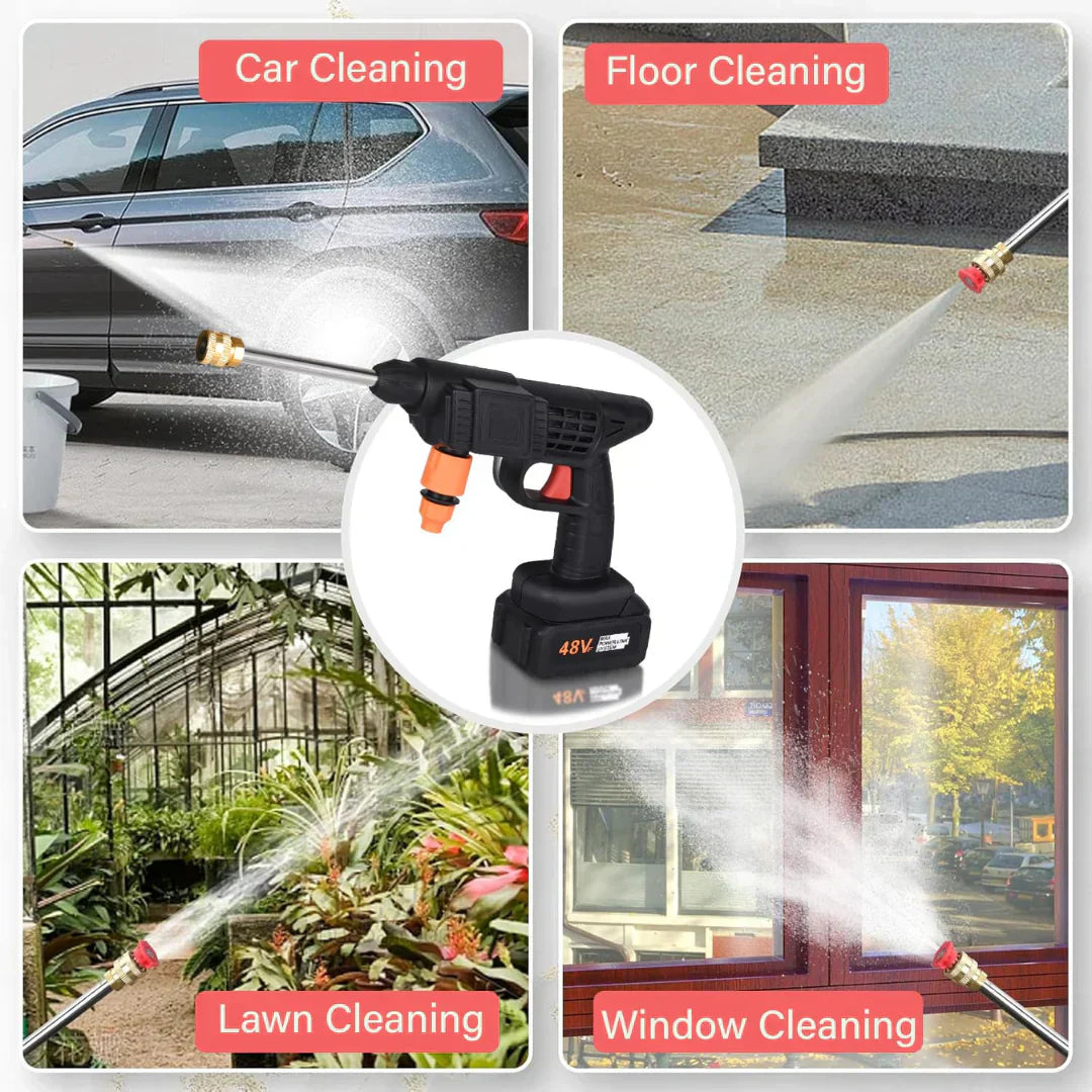 Wireless High Pressure Washer With Single battery & Premium Box