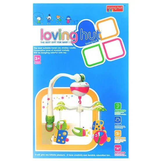 Loving Hut Musical Baby Cot Mobile - Hanging Rattles Set