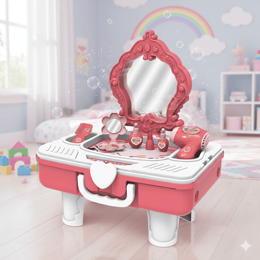 2 in 1 Draw-Bar Box Dressing Table Toys