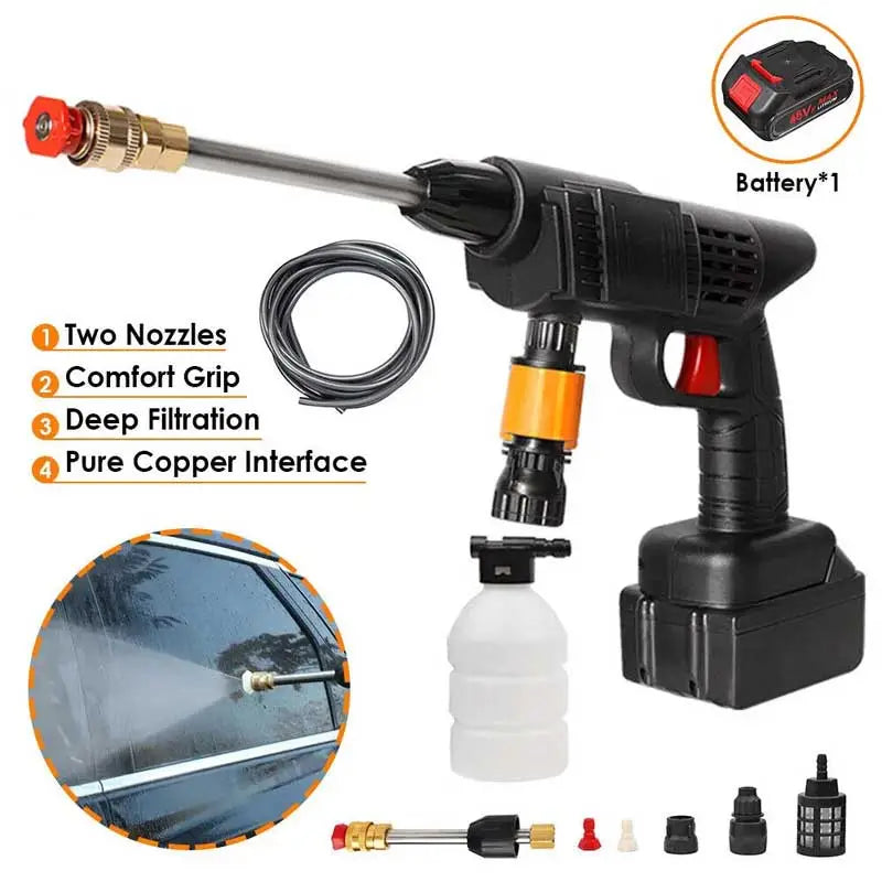 Wireless High Pressure Washer With Single battery & Premium Box