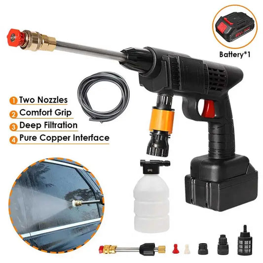 Wireless High Pressure Washer With Single battery & Premium Box