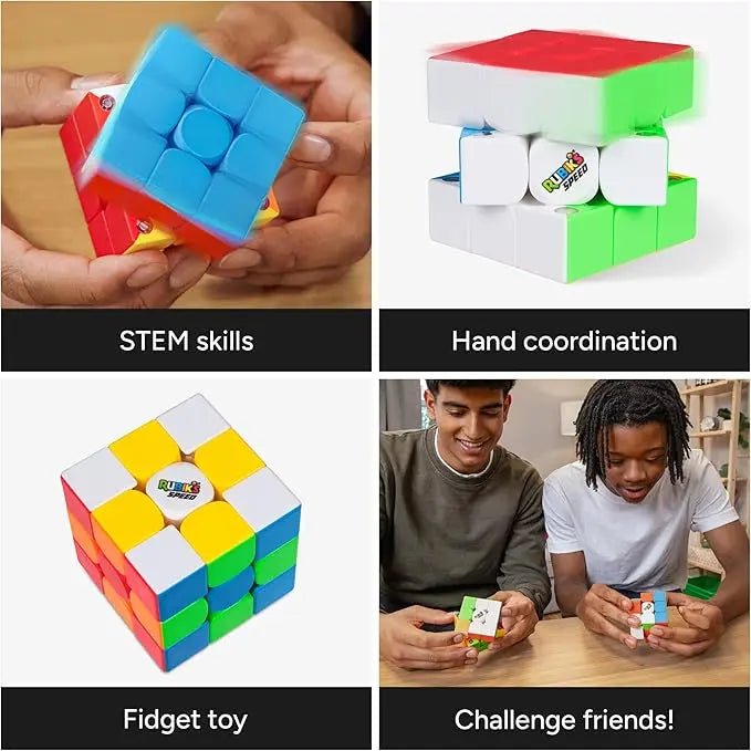 Rubik’s Cube, 3x3 Speed Cube, Problem-Solving Challenging Puzzle