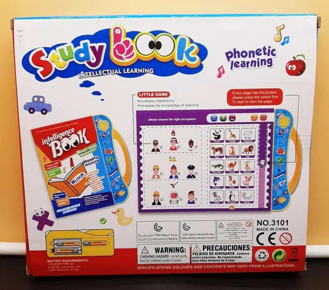 Study Book Intellectual Learning For Kids
