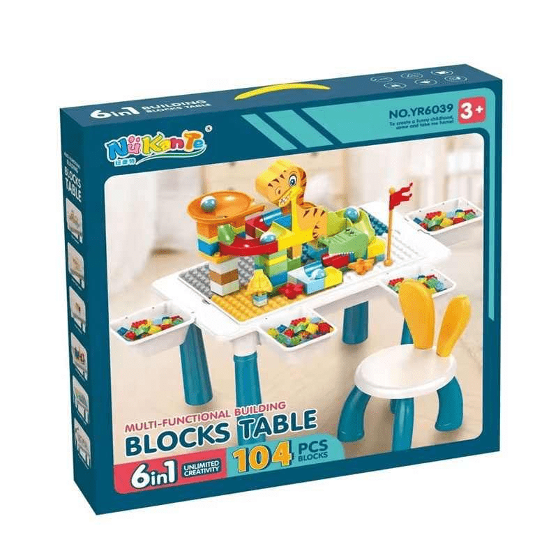 DIY Animal World Table Building Blocks For Kids