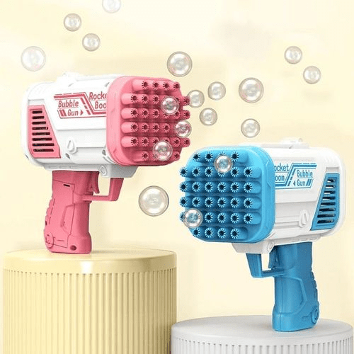 32 Hole Blue Bubble Gun